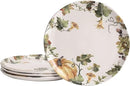 Bico Woodland Critters Dinner Plates Set of 4, 11 Inch Large Ceramic Plates for Pasta, Steak, Stylish Serving Dishes, Microwave and Dishwasher Safe, Gift for Housewarming and Thanksgiving by CozyNest Decor