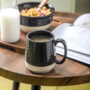 Hasense Coffee Mugs Ceramic, 15 oz Large Coffee Cups with Handle for Home and Office, Latte Mugs Set for Coffee, Tea, Hot Cocoa, Mocha, Black Coffee Cup Gift for Dad Mom, Dishwasher Microwave Safe by CozyNest Decor