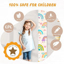 Personalized Name Height Chart for Kids, Rainbow Height Measurement for Wall, Child Height Measure Wall Chart Bedroom Nursery Wall Decoration, Playroom Essentials, Children's Day Gifts by TinyTreasures Baby Boutique
