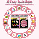 Waterproof Smart Watch for Kids Girls Age 5-12 with 32 Games, Dual Camera, Habit Tracking, Music Player, Video, HD Touchscreen Kids Smart Watch Birthday Gift Toy for 3-12 Year Old (Light Pink) by TinyTreasures Baby Boutique