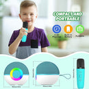 Mgaolo Mini Karaoke Machine for Kids Adults,Portable Bluetooth Speaker with 2 Wireless Microphones,Gift Toys with MP3 Player for Boys Girls 3-12 Year Old Birthday Family Home Party Present (Green) by TinyTreasures Baby Boutique