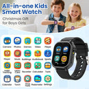Waterproof Smart Watch for Kids Boys Ages 5-12 with 39 Games, HD Camera, Video, Music, Habit Tracking, Alarm, Pedometer, Kids Smart Watch Chrismars Birthday Gift for Boys Age 5 6 7 8(Black) by TinyTreasures Baby Boutique