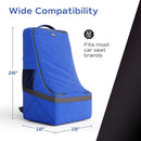 Koah Car Seat Backpack Padded Bag for Air Travel and Airport Gate Check-in with Padded Shoulder Straps by TinyTreasures Baby Boutique