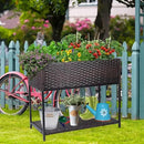 WONDER GARDEN Raised Garden Bed-Planter Box - Elevated Raised Garden Beds Outdoor with Legs & Storage Shelf for Vegetables Flower Herb Backyard Patio by GreenHaven Gardens