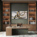 SOUGUAN Canvas Wall Art - Black and White Artwork - Abstract Graffiti Painting - Wall Art for Living Room Bedroom Kitchen Home Wall Decorations 20x40 Inch by CozyNest Decor