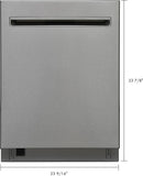 Kenmore 24" Built-in Stainless Steel Tub Dishwasher EasyFlex 3rd, SmartWash, UltraWash Plus, TurboDry, Adjustable Rack, Energy Star Certified, Fingerprint Resistant by TinyTreasures Baby Boutique