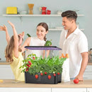 MUFGA 12 Pods Hydroponics Growing System, Indoor Garden with LED Grow Light, Plants Germination Kit, Mini Herb Garden with Pump System, Height Adjustable (No Seed) by CozyNest Decor