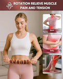 ONUEMP Wood Therapy Massage Tools, Wooden Bend Waist Thigh Massager & Muscle Roller Stick, Maderoterapia Colombiana Kit for Lymphatic Drainage, Anti Cellulite, Body Contouring/Shaping, Deep Tissue by CozyNest Decor