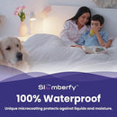 Full Size Waterproof Bamboo Mattress Encasement by Slumberfy - Premium Skin-Safe Mattress Protector with 360° EZ Zipper, Lab-Tested Bed Bug, Zippered Encasement (54x75 in) by TinyTreasures Baby Boutique