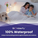 Cal King Size Waterproof Bamboo Mattress Encasement by Slumberfy - Premium Skin-Safe Mattress Protector with 360° EZ Zipper, Lab-Tested Bed Bug, Zippered Encasement (72x84 in) by TinyTreasures Baby Boutique