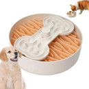 Slow Feeder Dog Bowl for Large Dogs with Non-Slip Base - Adjustable Speed Design, Removable Puzzle Inserts & Dishwasher Safe, Pink by CozyNest Decor