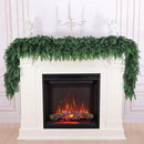 Hananona 6 FT Artificial Cedar Garlands, Real Touch Winter Cedar Cypress Garland, Green Artificial Greenery Pine Garland for Table, Mantle, Wall, Indoor, Outdoor Christmas Decorations (1, 6 FT) by CozyNest Decor