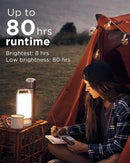 Camping Lantern, solar Lanterns, 6000mAh Rechargeable Light 2-in-1 Dimmable Outdoor Waterproof Gear with USB Charging – lanterns for power outages Hurricane, Hiking, Fish, Emergency, and Home by CozyNest Decor