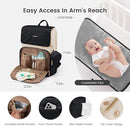 LOVEVOOK Diaper Bag Backpack, Baby Travel Bags for Boys & Girl, Toddler Waterproof Diaper Bag w/Changing Pad, Stroller Straps, Pacifier Case, Newborn Essentials Must Haves Mom by TinyTreasures Baby Boutique