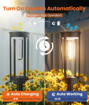 Solar Pathway Lights Outdoor Solar Lights Outdoor, IP65 Waterproof Auto On/Off Solar Garden Lights Solar Powered Landscape Lighting for Yard Walkway Driveway Pathway (Warm White, 2pack) by GreenHaven Gardens