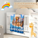 Ship Next Day, Personalized Baby Blanket – Printed in USA, Custom Baby Blanket for Boys & Girls, Baby Blanket with Name, Baby Shower, Easter, Christmas, Birthday Newborn & Toddler Gifts, Baby Gifts by TinyTreasures Baby Boutique