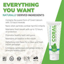 Coral Nano Silver Mint Toothpaste, Natural Fluoride Free Teeth Whitening Toothpaste, Coral Calcium Nano Silver Infused SLS Free - 4 Ounces by CozyNest Decor