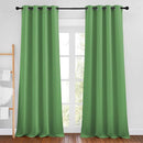 NICETOWN Blackout Curtains for Boys Room - Thermal Insulated Solid Grommet Room Darkening Curtains/Panels/Drape for Bedroom (Forest Green, 1 Pair, 46 by 90-Inch) by TinyTreasures Baby Boutique