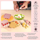 WAJIAYON Baby Food Freezer Tray Silicone Nibble Freezer Tray,Baby Fruit Food Feeder Teether,Breastmilk Popsicle Mold,Babies Breast Milk Teether Pop Maker Maker for Homemade Infant Meals-Pink by TinyTreasures Baby Boutique