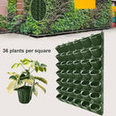 Self Watering Wall Mounted Vertical Planter, 36 Pots Wall Planter Indoor Vertical Living Green Plant Wall Easy Installation (Green) by CozyNest Decor