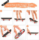 Skylety 31 Pieces Mini Finger Toys Set for Boy Girl Includes 6 Finger Skateboards, 4 Bikes, 2 Mini Scooters 4 Swing Board 8 Matched Wheels 7 Tool Accessories Educational Toy Party Favor(Cool) by TinyTreasures Baby Boutique