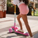 Jetson Character Kids Kick Scooter, LED Lights on Stem & Light-Up Wheels, Lightweight Frame, Height-Adjustable Handlebar, Lean-to-Steer System, Easy-Fold Mechanism by TinyTreasures Baby Boutique