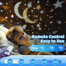 COOLNIGHT Star Lights for Bedroom, 72 Lighting Modes Star Projector Lights for Kids Room, 2400mAh Rechargeable Night Light Kids, Remote 360° Silent Sensory Light Projector for Boys Gifts by TinyTreasures Baby Boutique