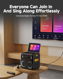 Smart Karaoke Machine for Adults - with Lyrics Display, 64GB Karaoke Tablet, 2 Wireless Mics, Professional Karaoke System, 300W Peak Power, 4 DJ Lights, Karaoke Speaker for Any Occasion by TinyTreasures Baby Boutique