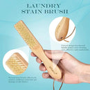 BFWood Laundry Stain Brush, Large Natural Soft Boar Bristles, Removes Tough Stains from Delicate Fabrics Like Knits, Cotton, and Linens, Gentle on Fabrics, No Damage by CozyNest Decor
