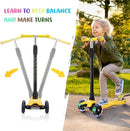 3 Wheel Scooter for Kids Ages 6-12,Kids Scooter with Light Up Wheels, Sturdy Deck Design, and 4 Height Adjustable Suitable for Kid Ages 3-12 by TinyTreasures Baby Boutique