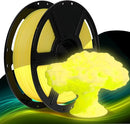 FLASHFORGE Rapid PLA Filament 1.75mm Luminous Yellow, 500mm/s High Speed Printing, Glow in The Dark 3D Printer Filament 1kg Spool, Dimensional Accuracy +/- 0.02mm, Brilliant, Long-Lasting Glow by TinyTreasures Baby Boutique