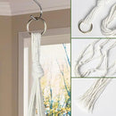 6 Pack Macrame Plant Hanger Indoor Hanging Planters for Indoor Outdoor Plants with 6 S Hooks and 6 Hook Nails, Hanging Plant Holder 43" Boho Home Decor,Ivory by GreenHaven Gardens