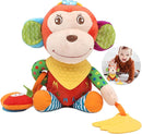 BLOOBLOOMAX Sock rattles for Babies 0-24 Months Baby Animal Foot Finder Educational Toys by TinyTreasures Baby Boutique