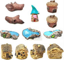 HYG Miniature Fairy Garden Accessories, Figurines, Landscape Set, Potted Horticulture Ornaments for Decoration by GreenHaven Gardens