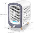 Jafanda Air Purifier for Home Bedroom 780sq ft, HEPA & Activated Carbon, Air Cleaner with Fragrance Sponge & Nightlight for Smoke, Allergies, Dust, Odor, VOC, Pet Dander, Pollen, Office, Desktop,Grey by TinyTreasures Baby Boutique