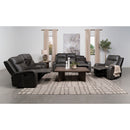 Forrest - Motion Reclining Sofa Comfort With Elegant Tufting And Wide Track Arms - Gray by HouseOfZazla