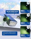 Solar Spot Lights Outdoor Waterproof 6 Pack IP65, 63 LED 3 Lighting Modes Spotlights for Yard Garden House Garage Pathway by GreenHaven Gardens