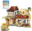 Honey Bee Workshop Mini Building Set, Creative DIY Simulation Building Toys, 1242PCS Mini Building Honey Bee Workshop Set Boys Girls 6+ by TinyTreasures Baby Boutique