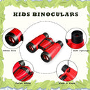 Libima 24 Pcs Binoculars for Kids Educational Compact Kids Binoculars with Neck String Toddler Telescope for Boys Girls Learning Bird Watching Camping Hiking Travel Safaris Birthday Gifts(Red) by TinyTreasures Baby Boutique