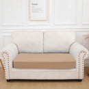 hyha Waterproof Couch Cushion Covers, Stretch Sofa Couch Seat Slipcover for Dog Washable, Non-Slip Waterproof Outdoor Cushion Covers for Patio Furniture Replacement (1 Piece for Medium, Camel) by CozyNest Decor