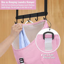Laundry Bag Backpack, 125L Extra Large Travel with Shoulder Straps, Adjustable & Extendable Design, Laundry Hamper Bag with 3 Pockets for Laundromat, College, Travel, Camping (Pink) by TinyTreasures Baby Boutique
