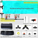 Drip Irrigation System Drip Irrigation Kit 64ft 5/16“ID Inche 64FT 1/4 Inch OD Pipe Kits Solutions for Large Gardens with Low Water Pressure Away from The Water Source by GreenHaven Gardens