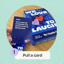 We Love to Laugh [Couples Game for 2 Players | Hilarious Relationship Card Game for Date Night, Anniversaries, Game Night | Couples Gift Idea, Don’t Laugh Couples Edition, Try Not to Laugh Game] by TinyTreasures Baby Boutique