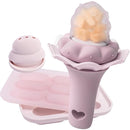 Moonkie Baby Fruit Feeder with Freezer Tray, BPA Free Silicone Food Feeder for Infant Self Feeding, Breastmilk Popsicle Molds, Mesh Feeder with Two Pouches, Baby Shower Gifts 4 Months+, 1 Pack by TinyTreasures Baby Boutique