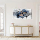 Mofutinpo Black and Blue Abstract Wall Art: Large, Modern Canvas Wall Art for Living Room, Bedroom, Office Decorations - Blue, Grey, Black and White Wall Decor Paintings & Pictures 20×40 by CozyNest Decor