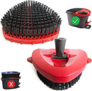 Spin Mop Scrub Brush Head Compatible with OCedar EasyWring 1 Tank System, Mop Scrubber Attachment, Upgraded Stiff Bristle Scrubbing Mop for Floor Cleaning by CozyNest Decor