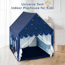 Kids Play Tent Playhouse Indoor Tent for Kids Boys Toddler, Large Castle Play House Bed Tents Spaceship Outer Space Rocket Blue by TinyTreasures Baby Boutique