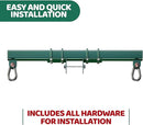 Swurfer Swing Set Conversion Bracket - No Tree, No Problem, Convert Your Swingset into a Swurfset, Heavy Duty Adjustable Horse Glider Attachment Bracket for Kids Ages 12 and Up, Up to 150lbs (Green) by TinyTreasures Baby Boutique
