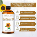 Majestic Pure Sunflower Essential Oil with Glass Dropper - Huge 4 Fl Oz - 100% Pure and Natural Black Pepper Oil - Premium Grade Essential Oils for Diffuser, Aromatherapy, Soap and Candle Making by CozyNest Decor