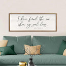 I Have Found The One Whom My Soul Loves Sign Wall Art Decor 32"x12" Modren Master Bedroom Above Bed Wood Framed Song of Solomon 3:4 Large Living Room Bible Verse Wall Hanging (Wood) by CozyNest Decor